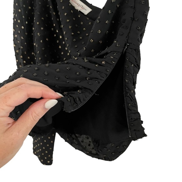 Revolve Privacy Please Claire Top, Black & Gold, Size S - Picture 4 of 6